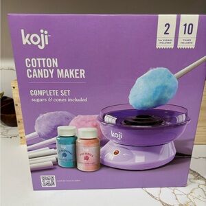 NWT Purple Cotton Candy Maker Set